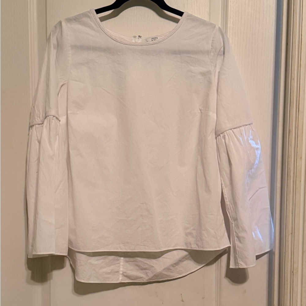 Crown & Ivy Classic White Blouse